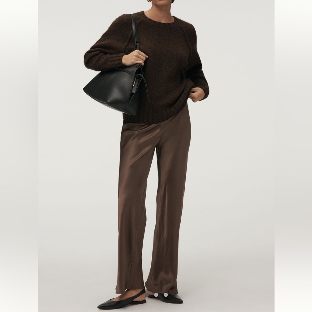 Silky Brown Pants